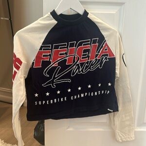 Nasty Girl, long sleeve racing top, never worn